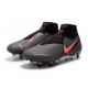 Nike Phantom VSN Elite-DF SG PRO AC Grigio Scuro Mango Acceso Nero