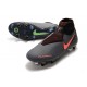 Nike Phantom VSN Elite-DF SG PRO AC Grigio Scuro Mango Acceso Nero