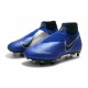 Nike Phantom VSN Elite-DF SG PRO AC Bianco Nero Blu Racer