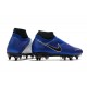 Nike Phantom VSN Elite-DF SG PRO AC Bianco Nero Blu Racer