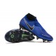 Nike Phantom VSN Elite-DF SG PRO AC Bianco Nero Blu Racer