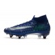 Nike Mercurial Superfly 7 Elite SG-PRO Anti-Clog Blu Void Volt Bianco