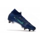 Nike Mercurial Superfly 7 Elite SG-PRO Anti-Clog Blu Void Volt Bianco