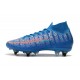 Nike Mercurial Superfly 7 Elite SG-PRO Anti-Clog Blu Rosso