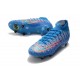 Nike Mercurial Superfly 7 Elite SG-PRO Anti-Clog Blu Rosso