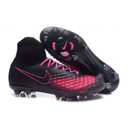 Nuovo Magista Obra II FG - Scarpe da calcetto con tacchetti - Nero Rosa