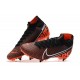 Nike Mercurial Superfly 7 Elite SG-PRO Anti-Clog Nero Bianco Cremisi