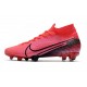 Nike Scapra Mercurial Superfly 7 Elite SE FG Cremisi Laser Nero