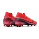 Nike Scapra Mercurial Superfly 7 Elite SE FG Cremisi Laser Nero