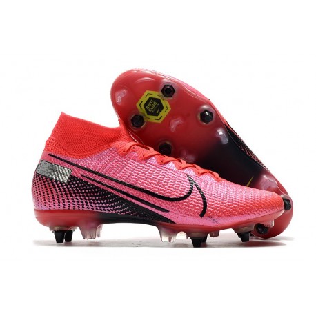 Nike Mercurial Superfly 7 Elite SG-PRO Anti-Clog Cremisi Laser Nero