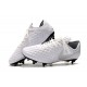 Nike Legend 8 Elite SG-PRO Anti-Clog Bianco Platino Grigio Lupo