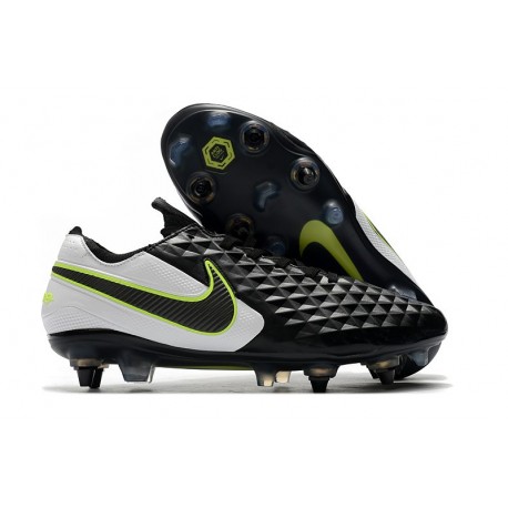 Scarpa Nike Legend 8 Elite SG-PRO Anti-Clog Traction Nero Bianco