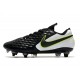 Scarpa Nike Legend 8 Elite SG-PRO Anti-Clog Traction Nero Bianco