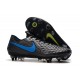 Scarpa Nike Legend 8 Elite SG-PRO Anti-Clog Traction Nero Blu