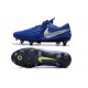 Scarpa Nike Legend 8 Elite SG-PRO Anti-Clog Traction Blu Argento