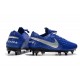 Scarpa Nike Legend 8 Elite SG-PRO Anti-Clog Traction Blu Argento