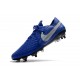 Scarpa Nike Legend 8 Elite SG-PRO Anti-Clog Traction Blu Argento