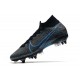 Nike Mercurial Superfly 7 Elite SG-PRO Anti-Clog Nero Blu