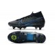 Nike Mercurial Superfly 7 Elite SG-PRO Anti-Clog Nero Blu