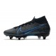 Nike Mercurial Superfly 7 Elite SG-PRO Anti-Clog Nero Blu