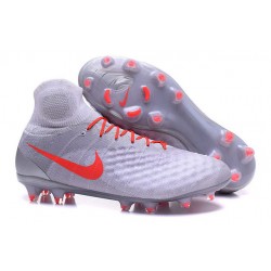 Scarpa da calcio per terreni duri Nike Magista Obra II FG - Uomo Grigeo Arancione