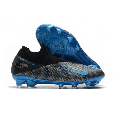 Scarpe Nike Phantom Vision 2 Elite FG Nero Blu Laser Antracite