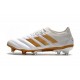 Adidas Copa 19.1 FG Scarpe da Calcio - Uomo Bianco Oro Metallico