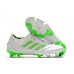 Adidas Copa 19.1 FG Scarpe da Calcio - Uomo Bianco Verde Signal