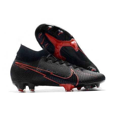 Scarpini Nike Mercurial Superfly VII Elite DF FG Nero Rosso