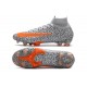 Nike Mercurial Superfly 7 Elite DF CR7 FG Bianco Arancione Total Nero