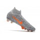 Nike Mercurial Superfly 7 Elite DF CR7 FG Bianco Arancione Total Nero