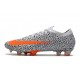 Nike Mercurial Vapor XIII 360 Elite CR7 FG Bianco Arancione Total Nero