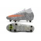 Nike Mercurial Superfly VII Elite SG-PRO AC CR7 Bianco Arancione Nero