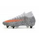 Nike Mercurial Superfly VII Elite SG-PRO AC CR7 Bianco Arancione Nero