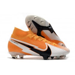 Nike Mercurial Superfly VII Elite DF FG Arancione Laser Nero Bianco