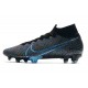 Scarpini Nike Mercurial Superfly VII Elite DF FG Wavelength Nero Blu