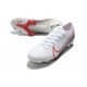 Nike Mercurial Vapor 13 Elite FG Scarpe Bianco Cremisi Laser Nero