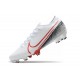 Nike Mercurial Vapor 13 Elite FG Scarpe Bianco Cremisi Laser Nero