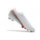 Nike Mercurial Vapor 13 Elite FG Scarpe Bianco Cremisi Laser Nero