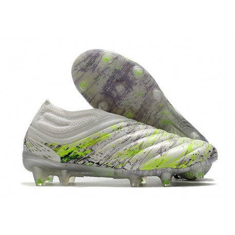 Scarpa Nuovo Adidas Copa 20+ FG Bianco Nero Core Verde Signal