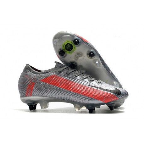 Nike Mercurial Vapor 13 Elite SG-PRO Anti Clog Grigio Bomber Nero