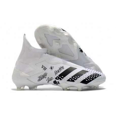 Nuovo adidas Predator Mutator 20+ FG - Bianco Nero