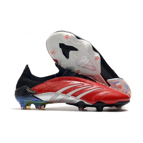 Scarpa Adidas Predator Archive FG - Rosso Nero Argento