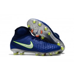 Scarpa da calcio per terreni duri Nike Magista Obra II FG - Uomo Blu Verde