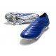 Scarpa Nuovo Adidas Copa 20+ FG Blu Team Royal Argento Metallico
