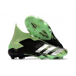 Nuovo adidas Predator Mutator 20+ FG - Nero Bianco Verde