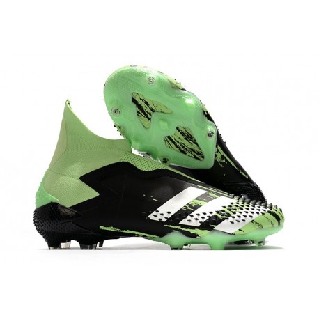 Nuovo adidas Predator Mutator 20+ FG - Nero Bianco Verde