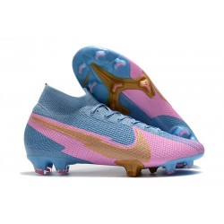 Nike Mercurial Superfly 7 Elite FG ACC Blu Rosa Oro