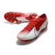 Nike Mercurial Vapor 13 Elite FG Scarpe Rosso Bianco