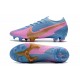 Nike Mercurial Vapor 13 Elite FG Scarpe Blu Rosa Oro